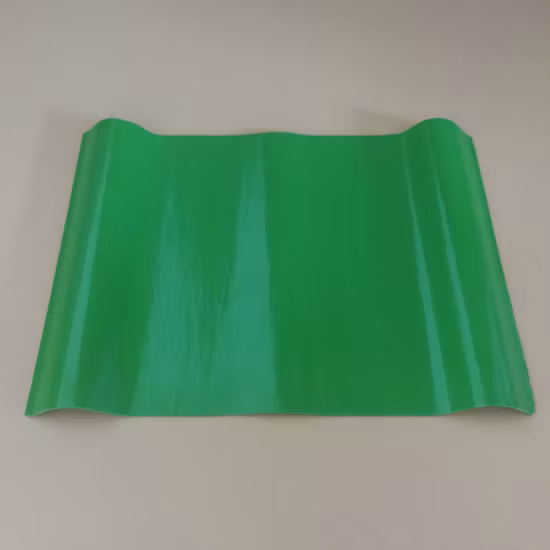 Panneau en plastique coloré ondulé de FRP de feuille de toiture de fibre de verre