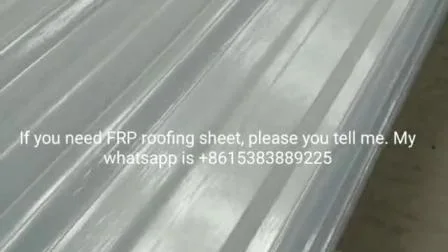 Panneau en plastique coloré ondulé de FRP de feuille de toiture de fibre de verre